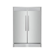 Forno Maderno 60-Inch 27.2 cu ft Built-In Convertible Refrigerator/Freezer with Grill Trim Kit, Stainless Steel (Model FFFFD1722-60SG)