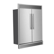 Forno Maderno 60-Inch 27.2 cu ft Built-In Convertible Refrigerator/Freezer with Grill Trim Kit, Stainless Steel (Model FFFFD1722-60SG)