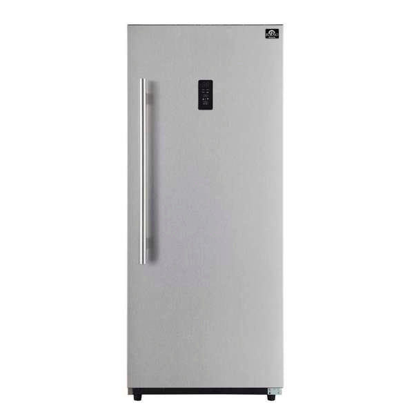 FORNO Fortezza 28-Inch Right-Hinge Convertible Refrigerator/Freezer, Stainless Steel, Digital Controls (Model FFFFD1738-28RS)