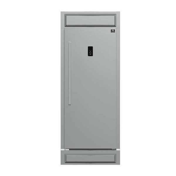 FORNO Fortezza 32 in Built-In Convertible Refrigerator/Freezer, Right Swing Door, Digital Touch Controls, Trim Kit Included (Model FFFFD1738-32RMG)