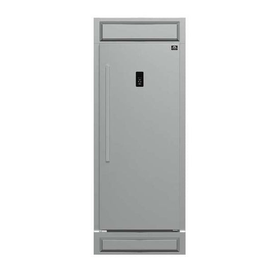FORNO Fortezza 32 in Built-In Convertible Refrigerator/Freezer, Right Swing Door, Digital Touch Controls, Trim Kit Included (Model FFFFD1738-32RMG)