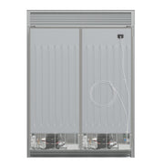 FORNO Fortezza 60-Inch Freestanding Refrigerator Freezer with Automatic Ice Maker, Stainless Steel with Grill Trim Kit (Model FFFFD1738-60SG)