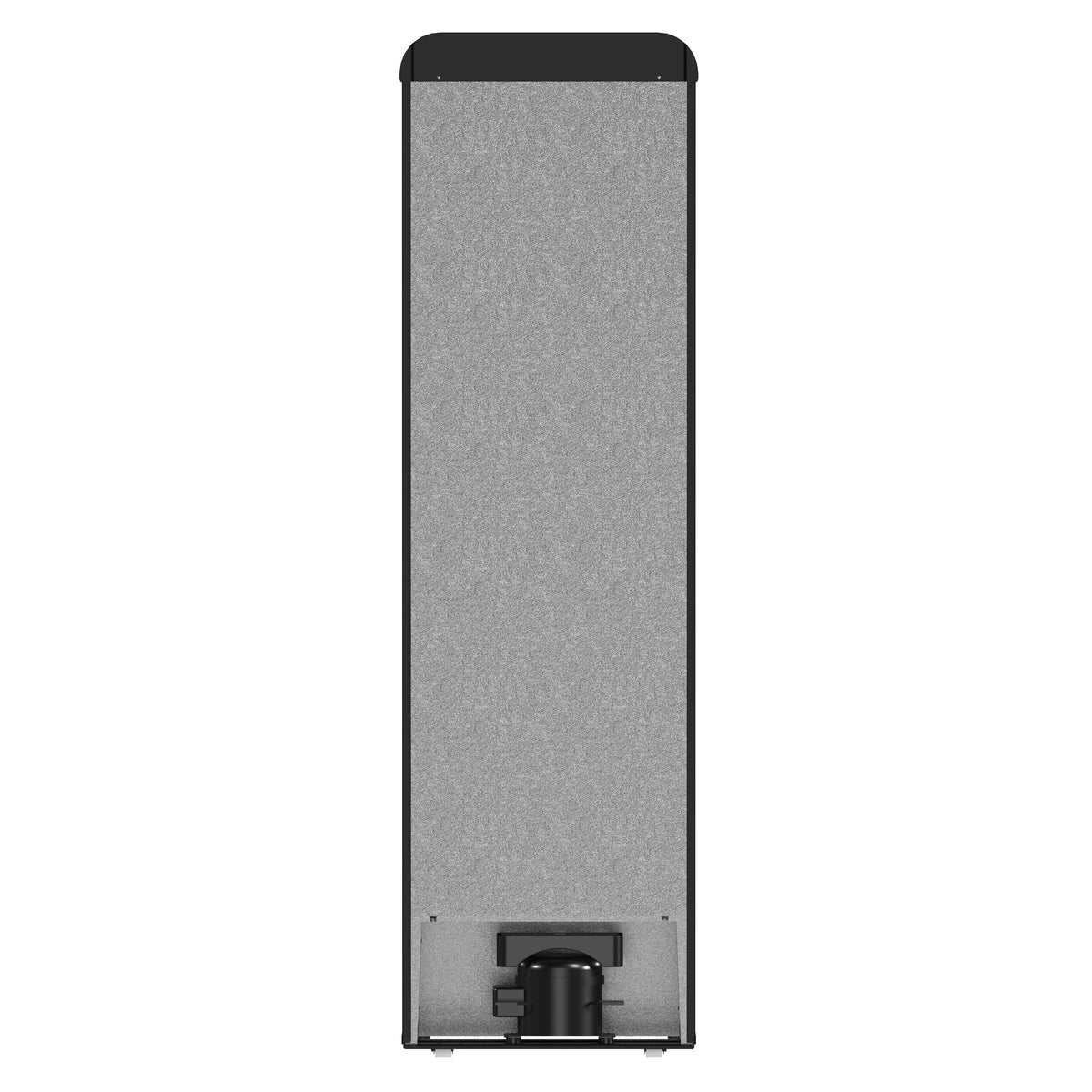 FORNO Storico 22-Inch Freestanding Retro Refrigerator, 9.0 cu. ft., Black with Copper Accents, Model FFFFD1745-22BLK
