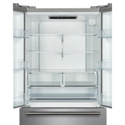 FORNO Rivello 36 in. French Door Refrigerator, Standard Depth, Stainless Steel, with Water & Ice Dispenser (Model FFFFD1783-36S)
