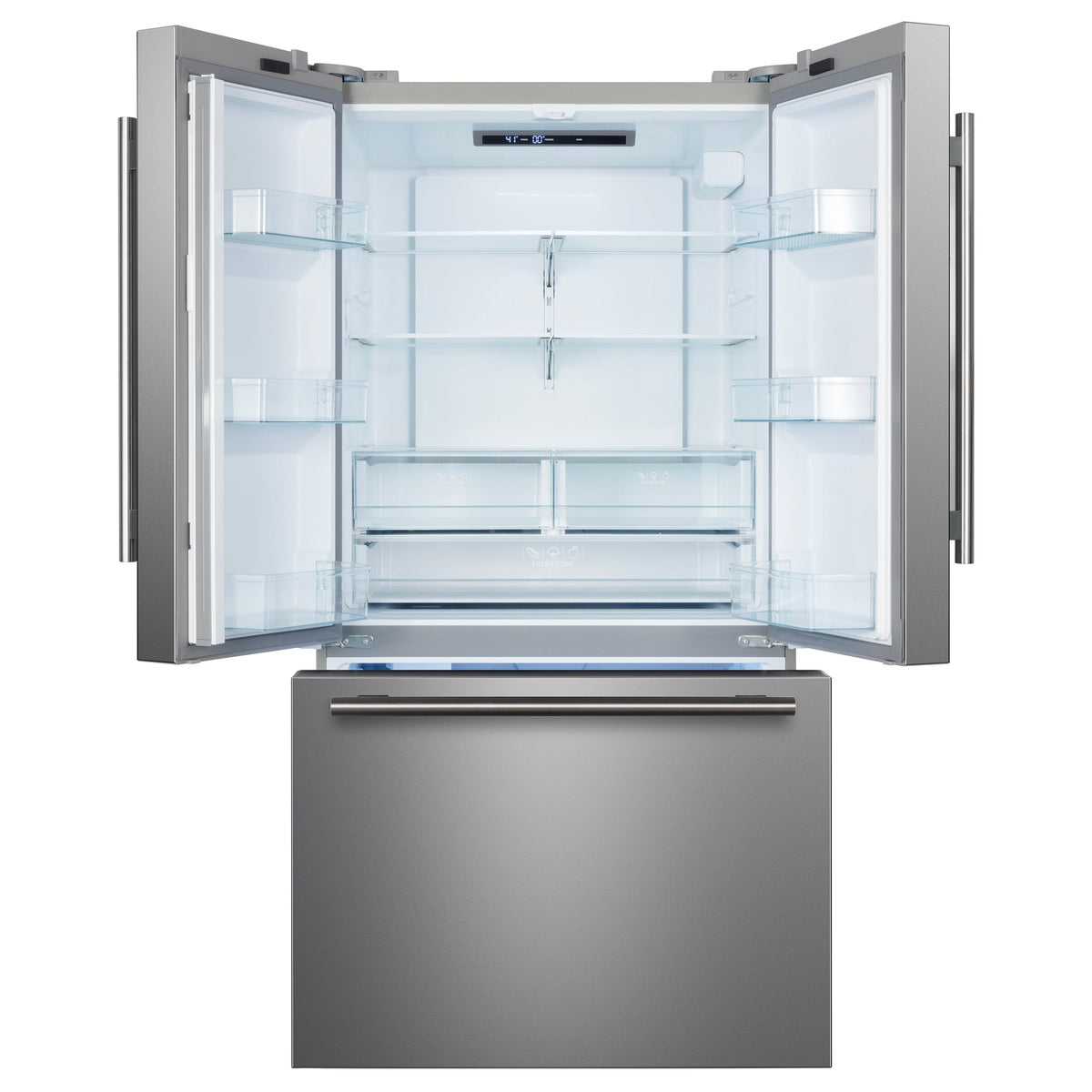 FORNO Rivello 36 in. French Door Refrigerator, Standard Depth, Stainless Steel, with Water & Ice Dispenser (Model FFFFD1783-36S)