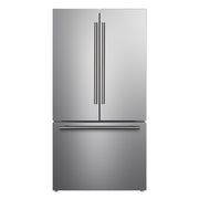 FORNO Rivello 36 in. French Door Refrigerator, Standard Depth, Stainless Steel, with Water & Ice Dispenser (Model FFFFD1783-36S)