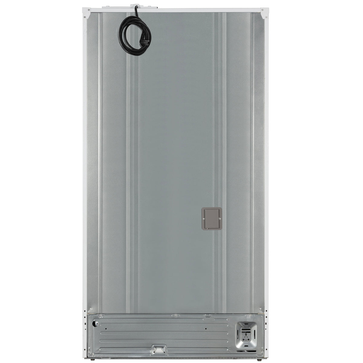 FORNO Rivello 36 in French Door Refrigerator, Standard Depth, Water & Ice Dispenser, White with Antique Brass Handles (Model FFFFD1783-36WHT)