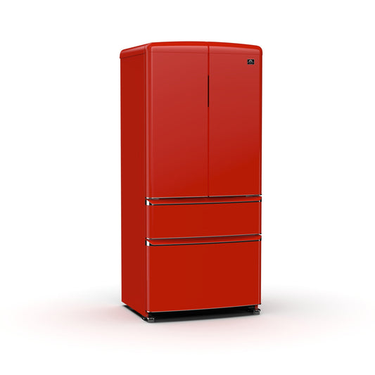 Forno Espresso Luigi 33-Inch French Door Refrigerator, 18 Cu. Ft., Red (Model FFFFD1791-33RED)