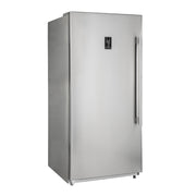 FORNO Rizzuto 28-Inch Built-In Convertible Refrigerator/Freezer, 13.8 cu. ft., Left-Hand Swing, Stainless Steel (FFFFD1933-28LS)