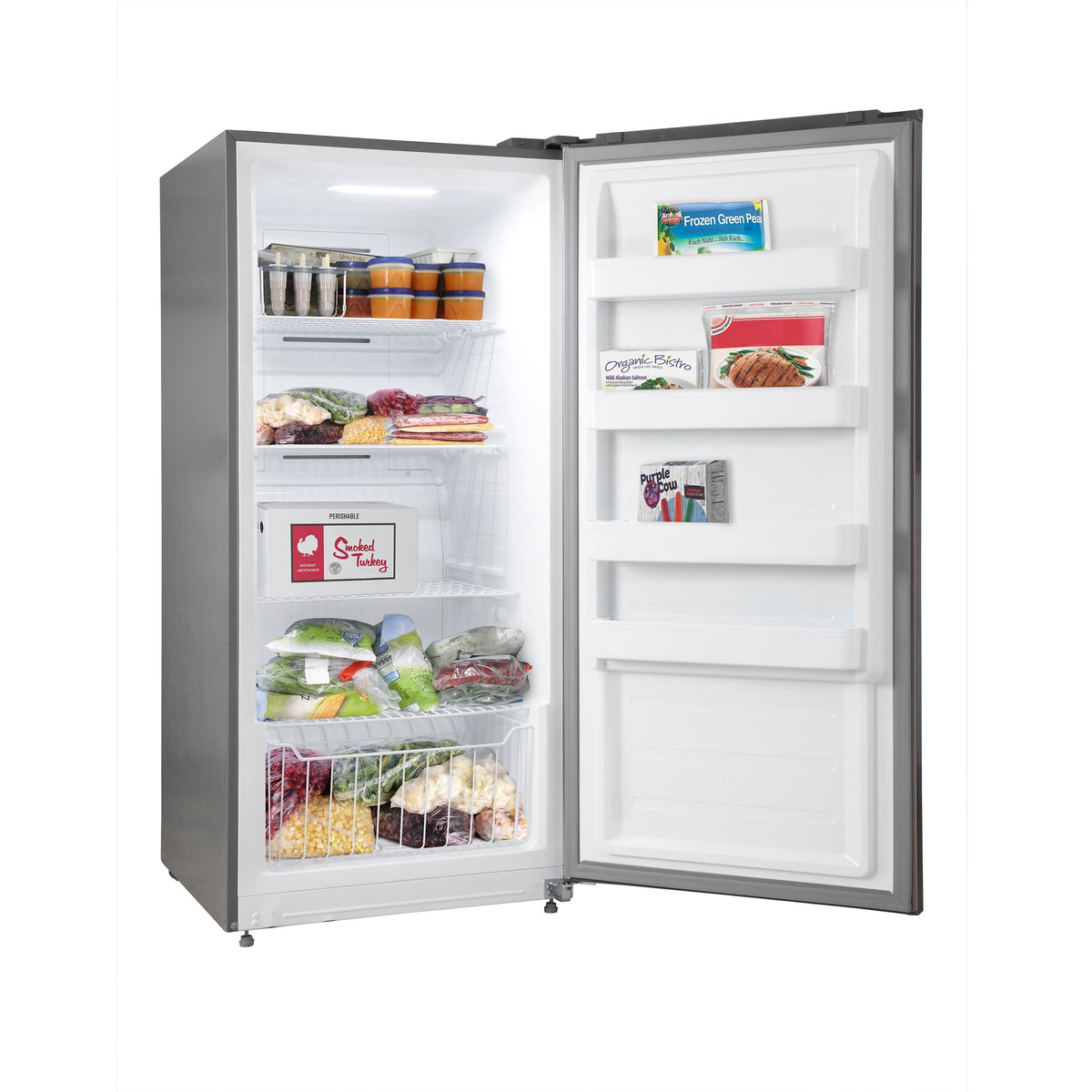 FORNO Rizzuto 28-Inch Built-In Convertible Refrigerator/Freezer, 13.8 cu ft, Right-Hinged, Stainless Steel (FFFFD1933-28RS)