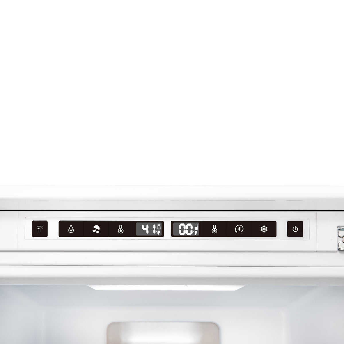 FORNO Rivestito 22 in Counter-Depth Built-In Panel-Ready Refrigerator with Bottom Freezer, 8.6 cu ft, Model FFRBI1798-21