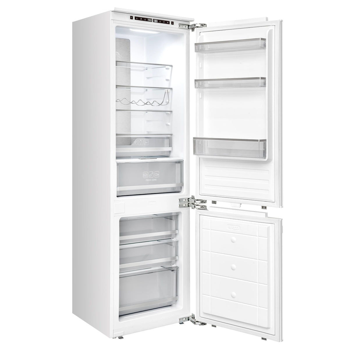FORNO Rivestito 22 in Counter-Depth Built-In Panel-Ready Refrigerator with Bottom Freezer, 8.6 cu ft, Model FFRBI1798-21