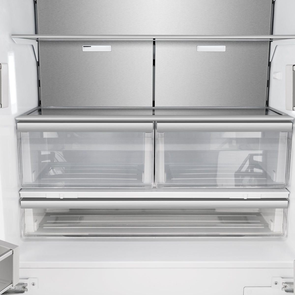 FORNO Rivestito 36-Inch Built-In French Door Refrigerator, 15.5 Cu. Ft., Stainless Steel Panels, Automatic Ice Maker (Model FFRBI1811-36FR)