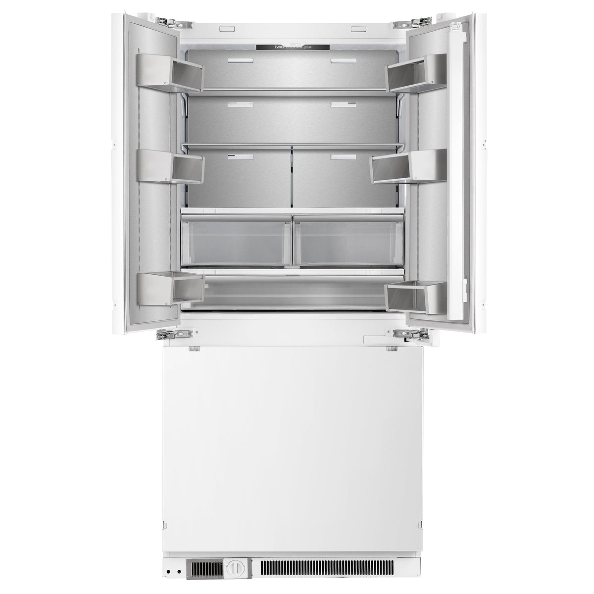 FORNO Rivestito 36-Inch Counter-Depth Built-In Panel-Ready French Door Refrigerator with Automatic Ice Maker, 15.5 cu. ft. (FFRBI1811-36FR)