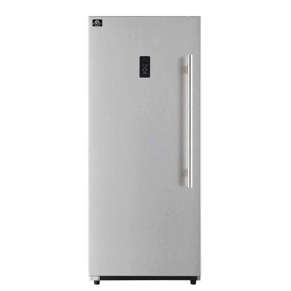 Forno Fortezza 28-Inch Left Swing Built-In Freezer with Fast Freeze, Digital Controls, Ice Maker, Stainless Steel (FFFFD1738-28LS)