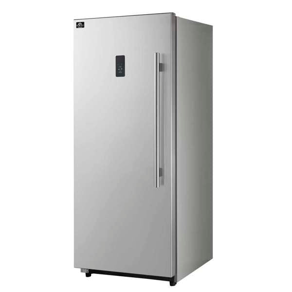 Forno Fortezza 28-Inch Left Swing Built-In Freezer with Fast Freeze, Digital Controls, Ice Maker, Stainless Steel (FFFFD1738-28LS)