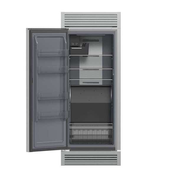 FORNO Fortezza 32-Inch Built-In Freezer, Left Swing, Fast Freeze, Digital Controls, Ice Maker, Grill Trim Kit (Model FFFFD1738-32LSG)
