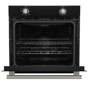 Forno Espresso Vomero 30-Inch Single Electric Wall Oven, 5.0 Cu. Ft., Black with Stainless Steel Accents (FBOEL1370-30BLK)