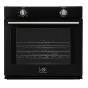 Forno Espresso Vomero 30-Inch Single Electric Wall Oven, 5.0 Cu. Ft., Black with Stainless Steel Accents (FBOEL1370-30BLK)