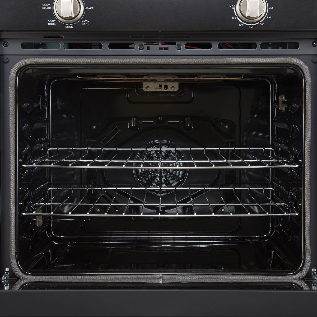 Forno Espresso Vomero 30-Inch Single Electric Wall Oven, 5.0 Cu. Ft., Black with Stainless Steel Accents (FBOEL1370-30BLK)