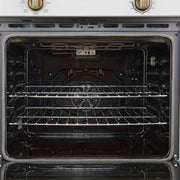 Forno Espresso Vomero 30-Inch Electric Single Wall Oven, 5.0 cu. ft., White with Antique Brass Accents (Model FBOEL1370-30WHT)