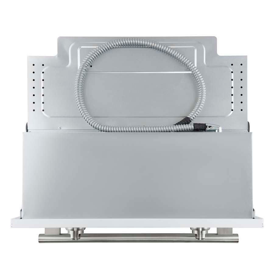 FORNO Espresso Vomero 30-Inch Electric Single Wall Oven, 5.0 Cu. Ft., White with Stainless Steel Accents (FBOEL1370-30WHT)