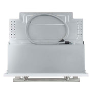 FORNO Espresso Vomero 30-Inch Electric Single Wall Oven, 5.0 Cu. Ft., White with Stainless Steel Accents (FBOEL1370-30WHT)
