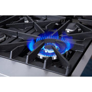 Forno LSEO 36-Inch Gas Rangetop, 6 Burners with Griddle, Stainless Steel – FCTGS5737-36