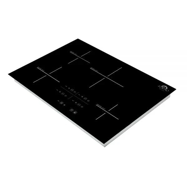 Forno Lecce 30-Inch Induction Cooktop with 4 Cooking Zones, Black Glass (Model FCTIN0545-30)