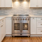 Forno Massimo 30 in. 4.32 cu. ft. Freestanding Electric Range with French Door and 5 Radiant Elements (Model FFSEL6955-30)