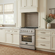 Forno Marco 30-Inch Gas Range with 4 Burners, Built-In Temperature Gauge, 4.32 cu. ft. Oven – Model FFSGS6277-30