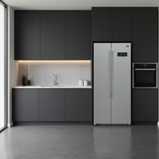 Forno Salerno 33-Inch Side-by-Side Built-In Refrigerator, 15.6 Cu. Ft., Stainless Steel (FFRBI1805-33SB)
