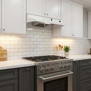 FORNO Cappa 30-Inch Under-Cabinet Range Hood, 200 CFM, Convertible, White (FRHUC5200-30WHT)