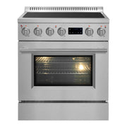 Forno Torino 30 in. 4.32 cu. ft. Induction Range with True Convection, Air Fry & Sous Vide, Stainless Steel, 240V (FFSIN0936-30)