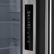 Forno Gallipoli 35-Inch French Door Refrigerator, 17.5 cu. ft., Stainless Steel with Internal Ice Maker and Decorative Grill Trim Kit (Model FFFFD1974-35SG)