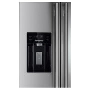 Forno Salerno 36-Inch Side-by-Side Refrigerator, Stainless Steel with External Water and Ice Dispenser and Trim Kit (Model FFRBI1844-40SG)