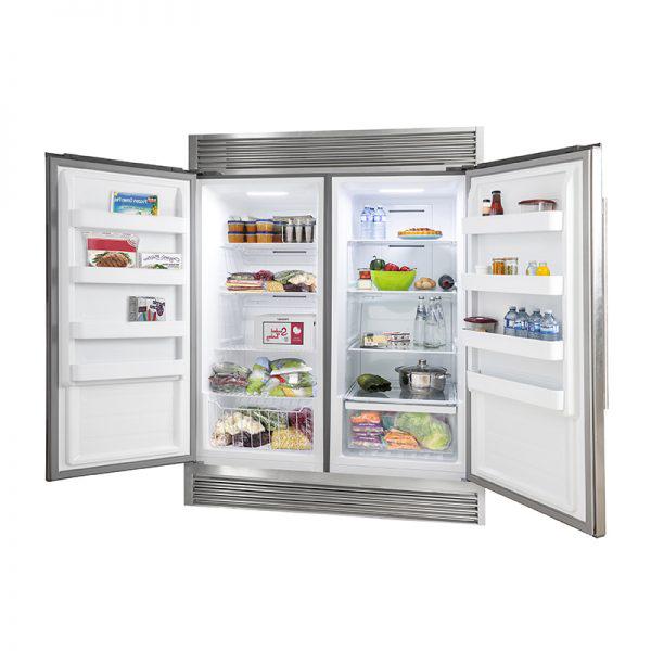 Forno Rizzuto 60-Inch Pro-Style Refrigerator/Freezer Combo, 27.6 cu. ft., Stainless Steel (FFFFD1933-60S)