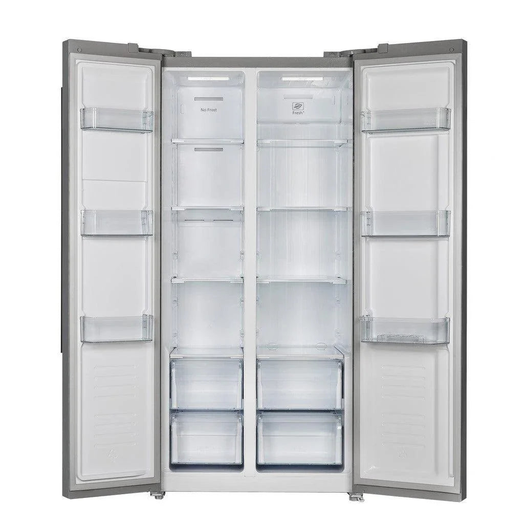 Forno Salerno 33-Inch Counter-Depth Side-by-Side Refrigerator, 15.6 cu. ft., Stainless Steel (FFRBI1805-33SB)