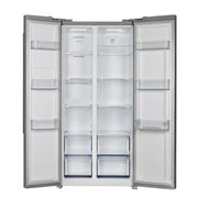 Forno Salerno 33-Inch Counter-Depth Side-by-Side Refrigerator, 15.6 cu. ft., Stainless Steel (FFRBI1805-33SB)
