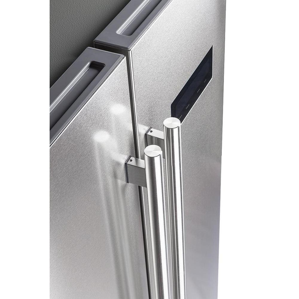 Forno Salerno 33-Inch Counter-Depth Side-by-Side Refrigerator, 15.6 cu. ft., Stainless Steel (FFRBI1805-33SB)