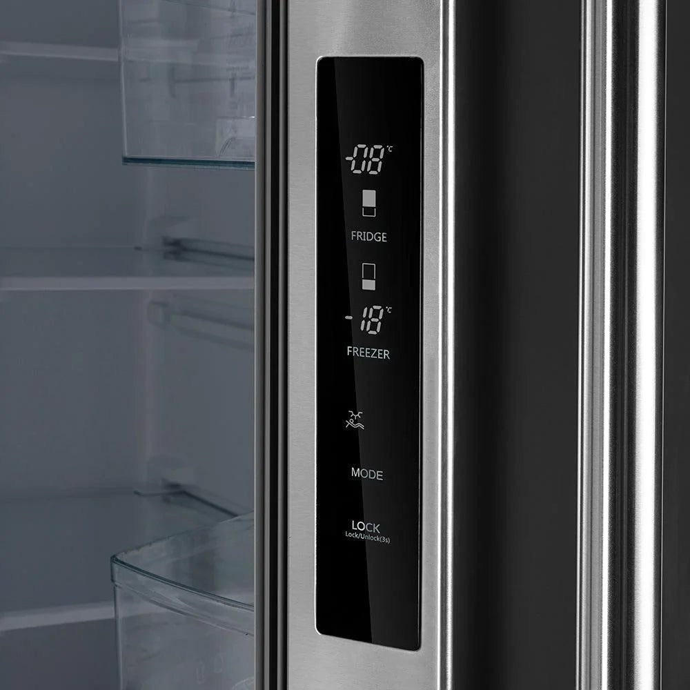 Forno Gallipoli 31-Inch French Door Refrigerator, 17.5 Cu. Ft., Stainless Steel with Internal Ice Maker (Model FFFFD1974-31SB)