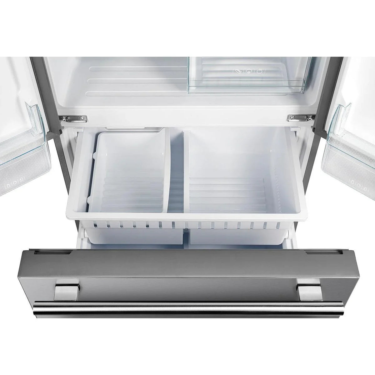 Forno Gallipoli 31-Inch French Door Refrigerator, 17.5 Cu. Ft., Stainless Steel with Internal Ice Maker (Model FFFFD1974-31SB)