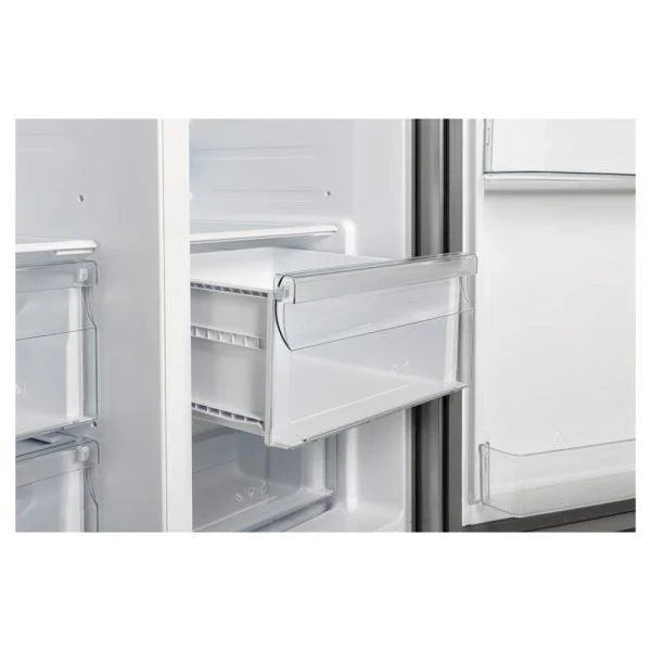 Forno 36-Inch Counter-Depth Side-by-Side Refrigerator, 20.0 Cu. Ft., Stainless Steel with Water and Ice Dispenser (FFRBI1844-36SB)