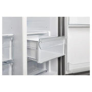 Forno 36-Inch Counter-Depth Side-by-Side Refrigerator, 20.0 Cu. Ft., Stainless Steel with Water and Ice Dispenser (FFRBI1844-36SB)