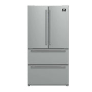 Forno Moena 36-Inch Counter-Depth French Door Refrigerator, 19 cu. ft., Stainless Steel (FFRBI1820-36SB)