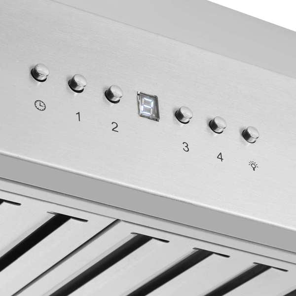 Forno Coppito 60-Inch Island-Mount Range Hood, 1200 CFM, Stainless Steel (Model FRHIS5129-60)