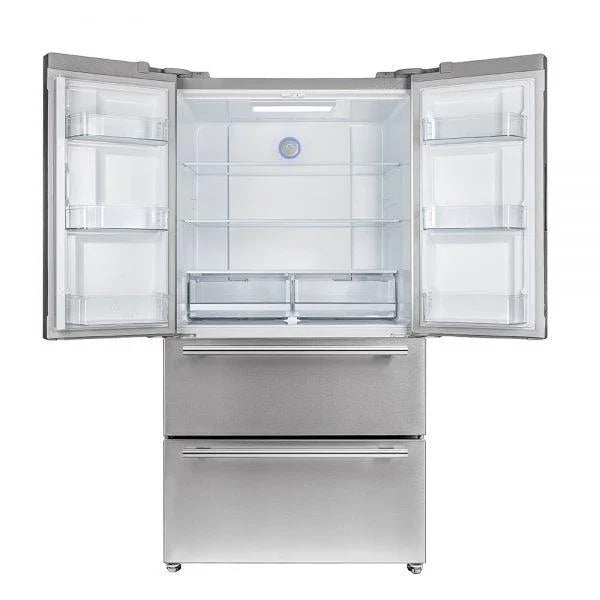 Forno Moena 36-Inch Counter-Depth French Door Refrigerator, 19 cu. ft., Stainless Steel (FFRBI1820-36SB)