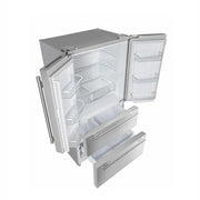 Forno Moena 36-Inch Counter-Depth French Door Refrigerator, 19 cu. ft., Stainless Steel (FFRBI1820-36SB)