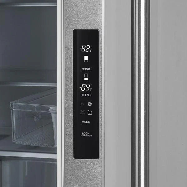 Forno Moena 36-Inch Counter-Depth French Door Refrigerator, 19 cu. ft., Stainless Steel (FFRBI1820-36SB)