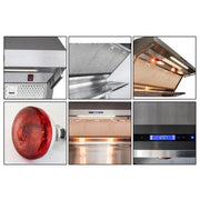 Forno Savona 36-Inch Wall-Mount Range Hood with Stainless Steel Backsplash (Model FRHWM5029-36HB)